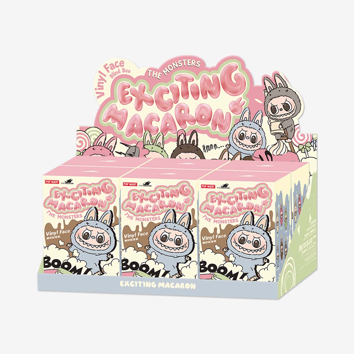 Labubu Exciting Macaron Series – Set Of 6