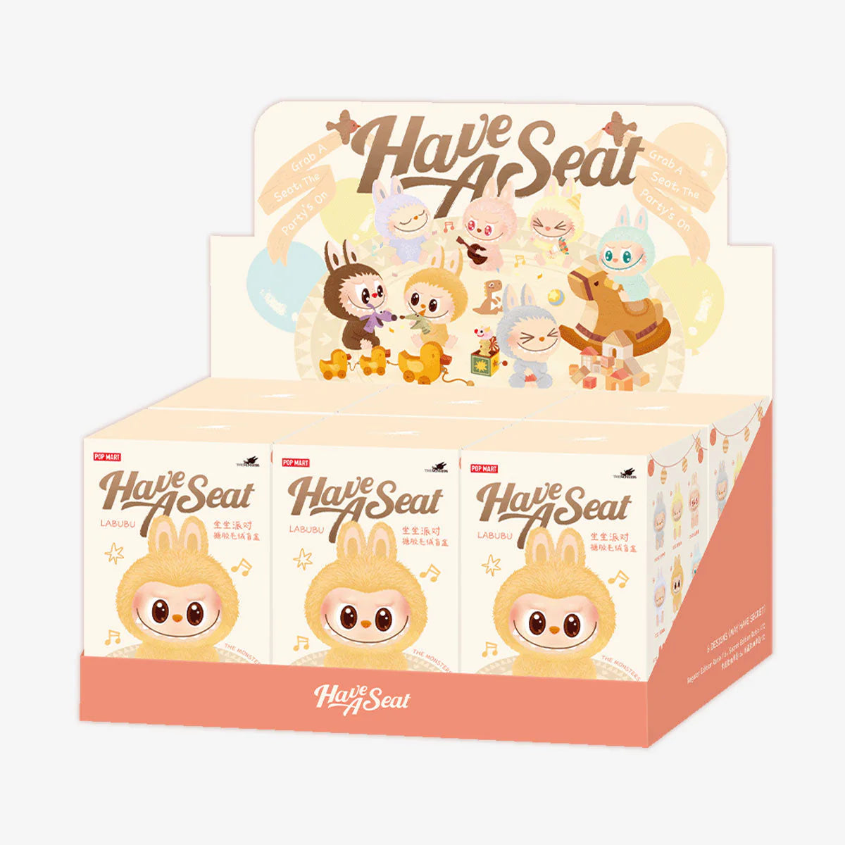 Labubu Have A Seat - Set Of 6